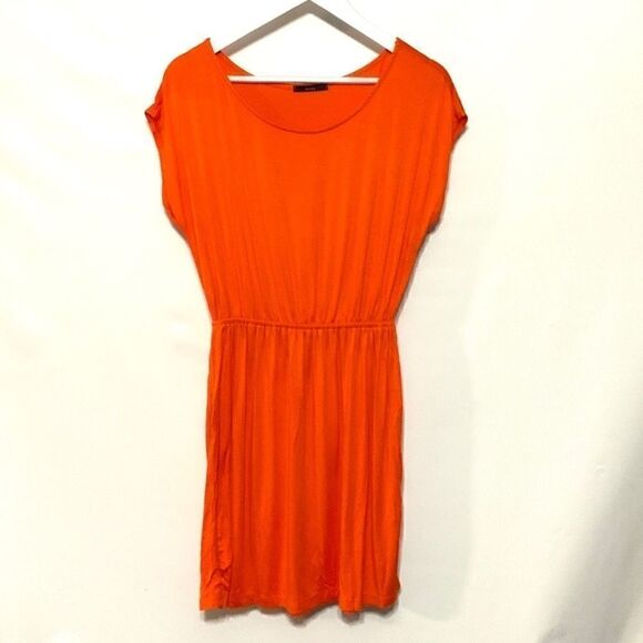 Soprano orange dress size Medium Made in the USA - Picture 1 of 8